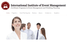 Tablet Screenshot of institute-of-event-management.com